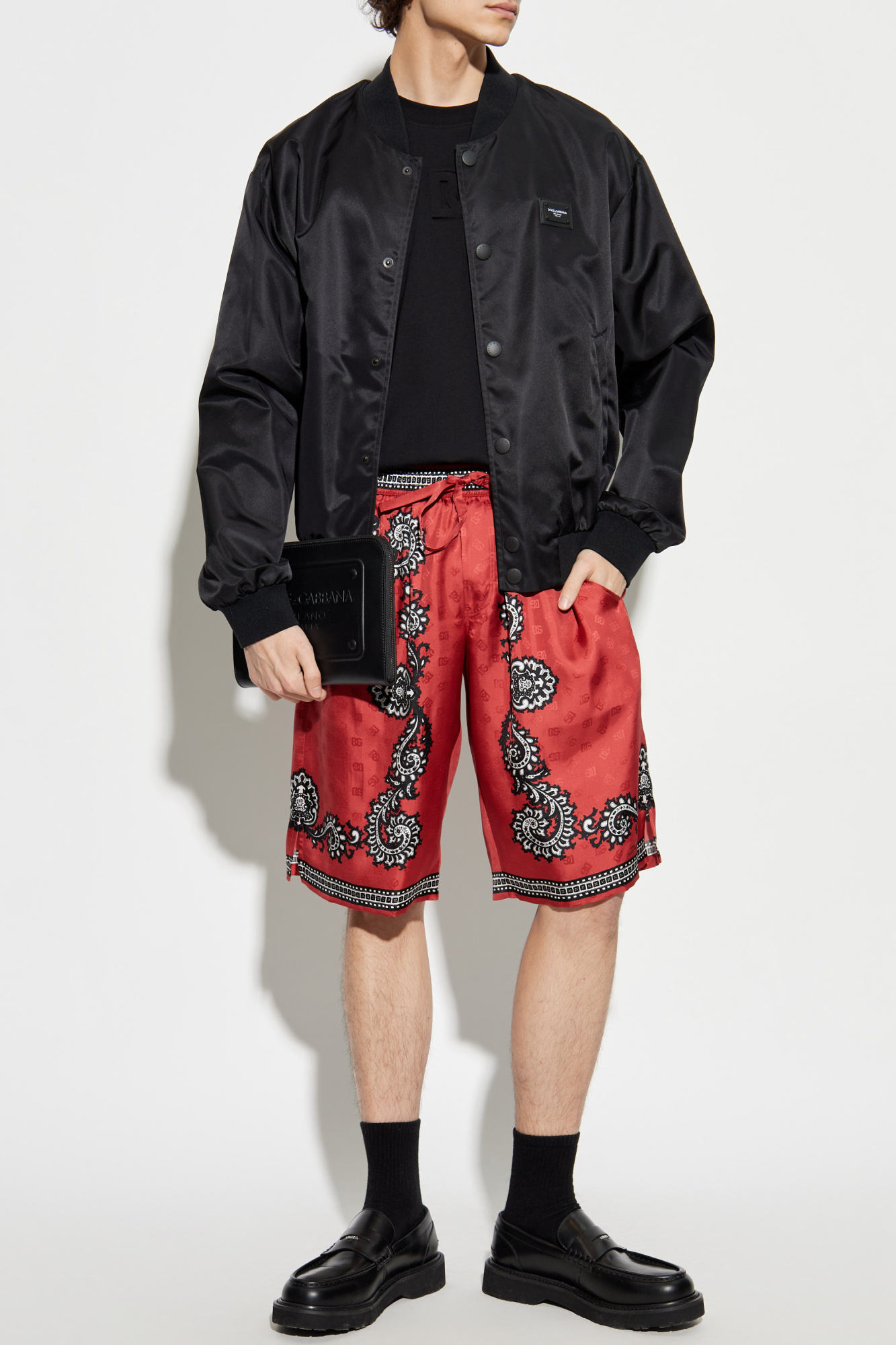 Black T-shirt with logo Dolce & Gabbana - Vitkac AS